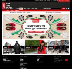 vans sito online