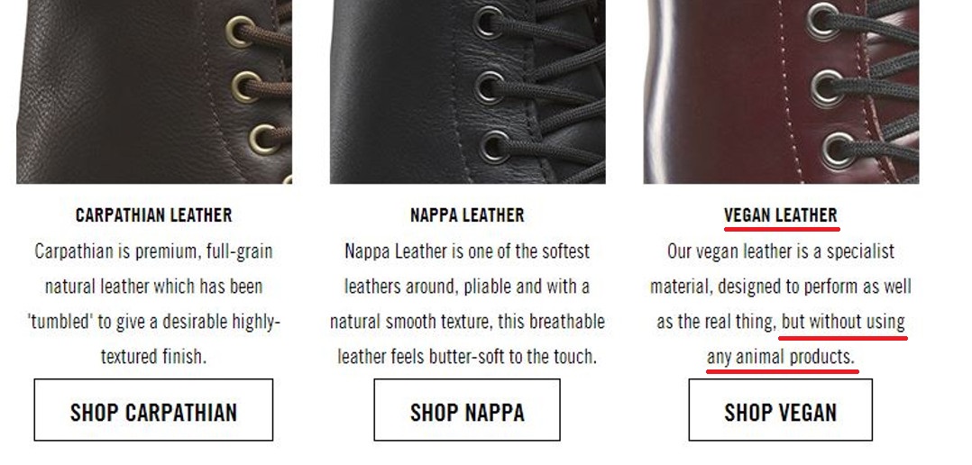vegan leather dr martens