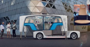 Stahl to picture the next car in the years to come: leather is going to be light, sustainable, handy and connected