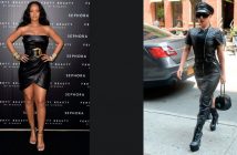 Black leather addicted: per Rihanna e Lady Gaga il total look in pelle è una scelta di campo