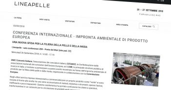 All that is needed to know about PEF: The International Conference at Linepelle95 to understand where the leather industry is at