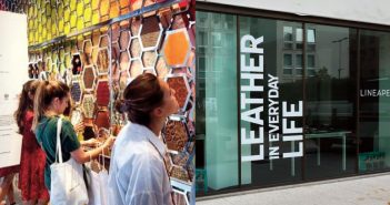 Top quality, sustainability, everyday life: in Milan two installations to celebrate “the emotion of Italian leather”