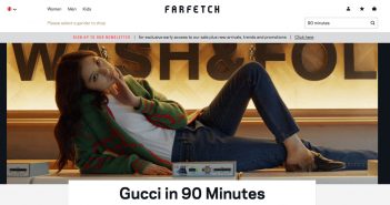Online: Farfetch gira a mille, chiude un trimestre d’oro e punta tutto sull’esperienza d’acquisto (vedi Gucci F90…)